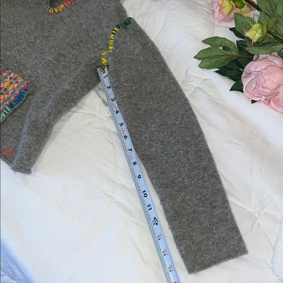 Free People Sweater 🐣🐰with Multicolor Accents - Picture 6 of 10